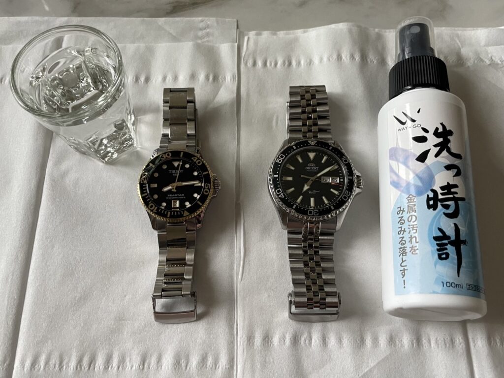 水vs洗っ時計