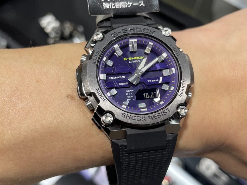 新品未使用✨】G-SHOCK GST-B600 Bluetooth対応 黒 紫 新品未使用✨】G 
