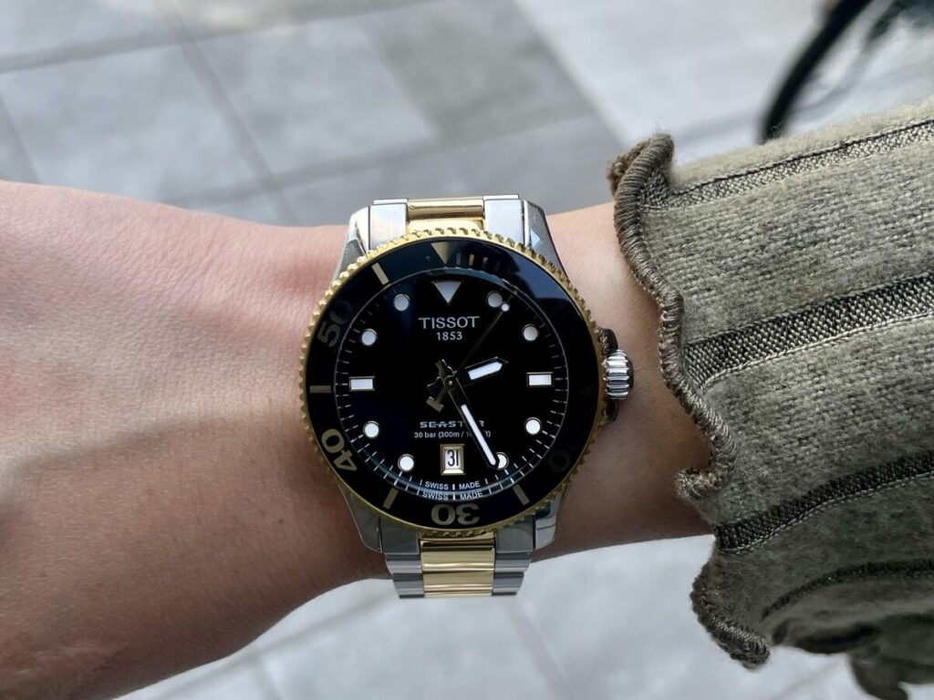 TISSOT シースター 1000 36MM　着用