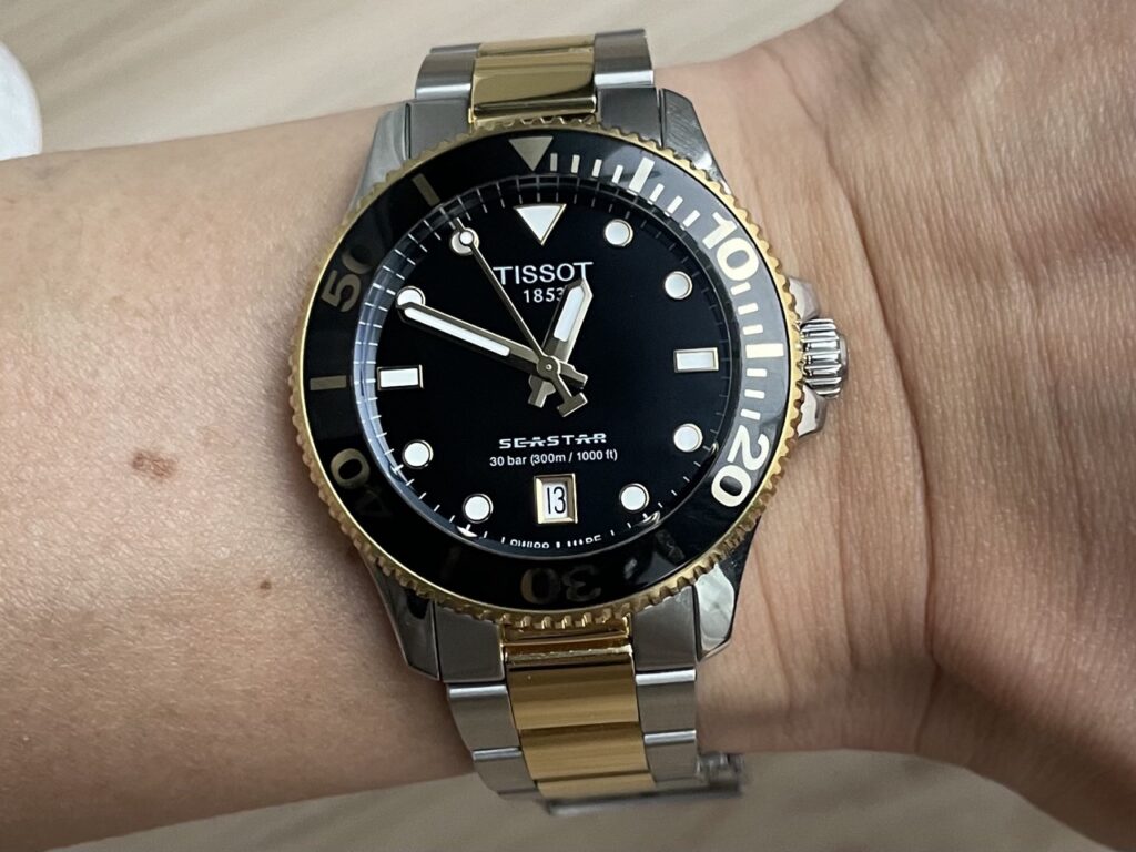TISSOT シースター 1000 36MM レビュー｜小さめサイズが”ちょうどいい 