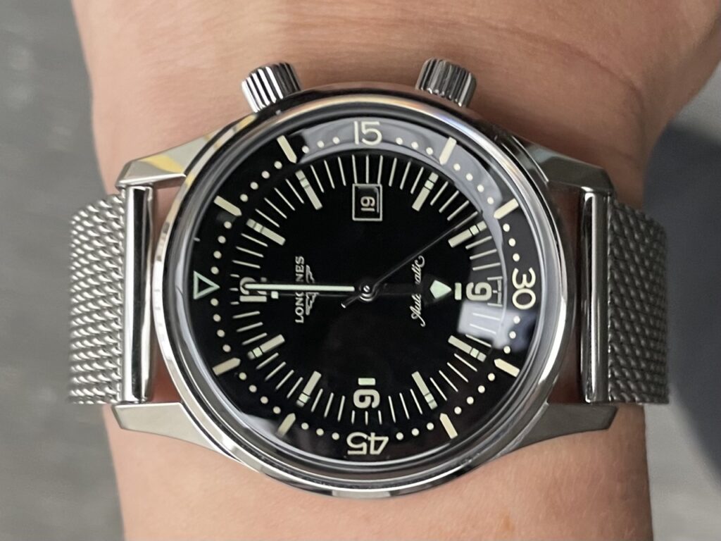 ロンジン レジェンドダイバー 36mm　ツインクラウン