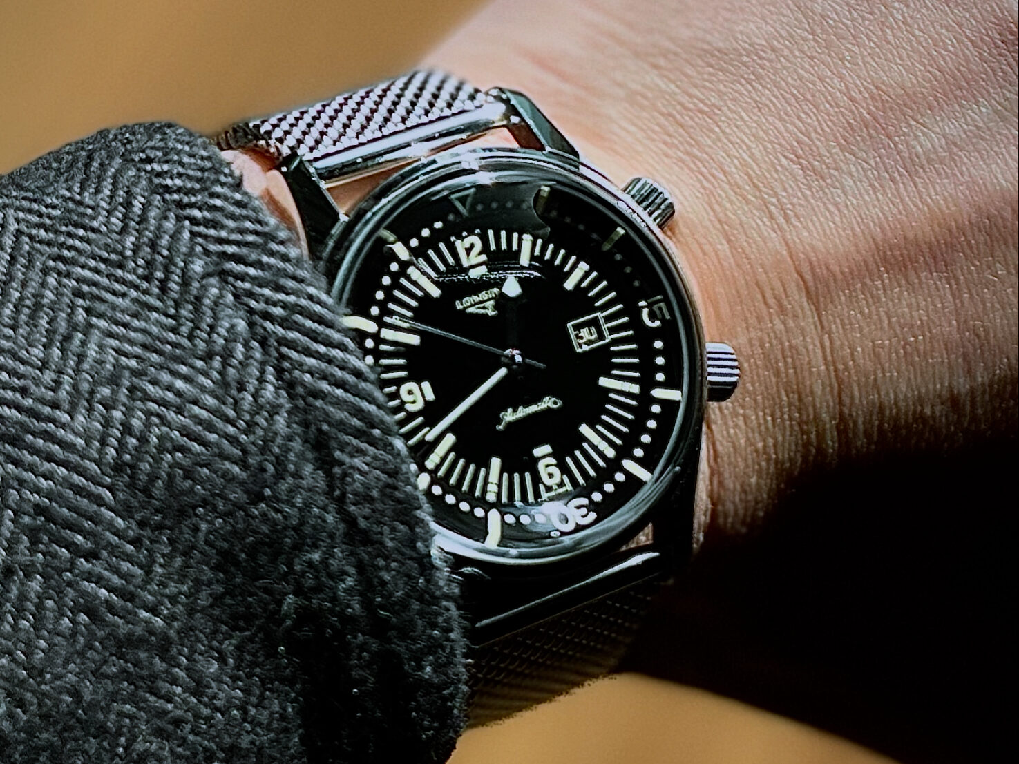 legend-diver-36 on the wrist