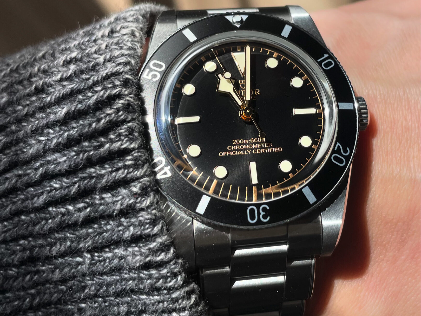 blackbay54 on the wrist