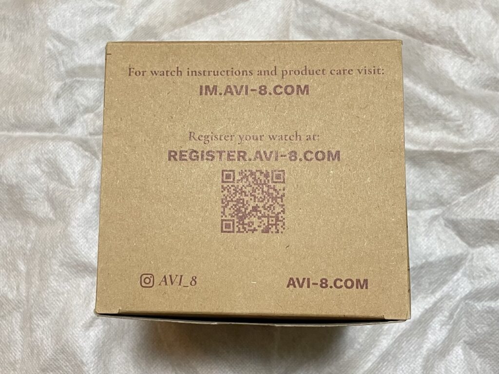 AVI-8 Hawker Hurricane Classic Chronograph box 4
