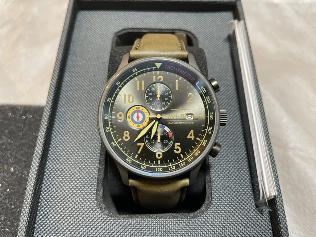 AVI-8 Hawker Hurricane Classic Chronograph　開封