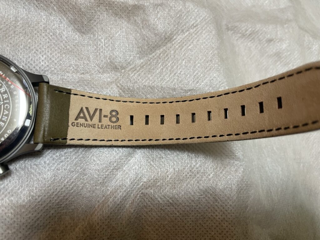 AVI-8 Hawker Hurricane Classic Chronograph　レザーベルト