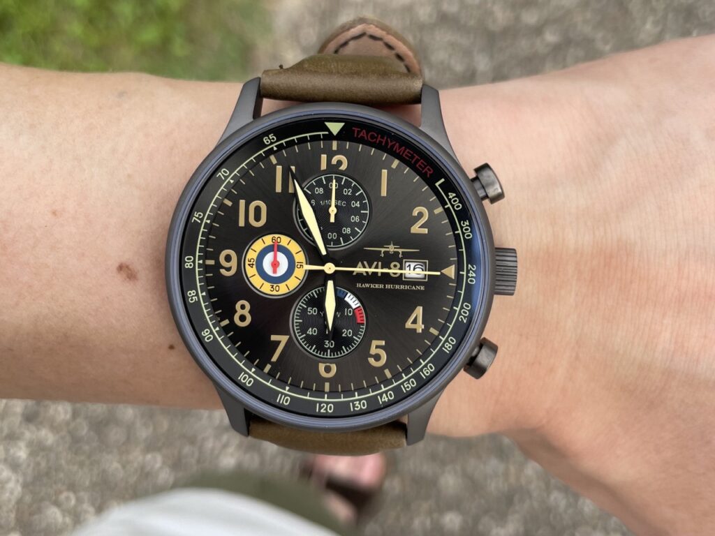 AVI-8 Hawker Hurricane Classic Chronograph　着用